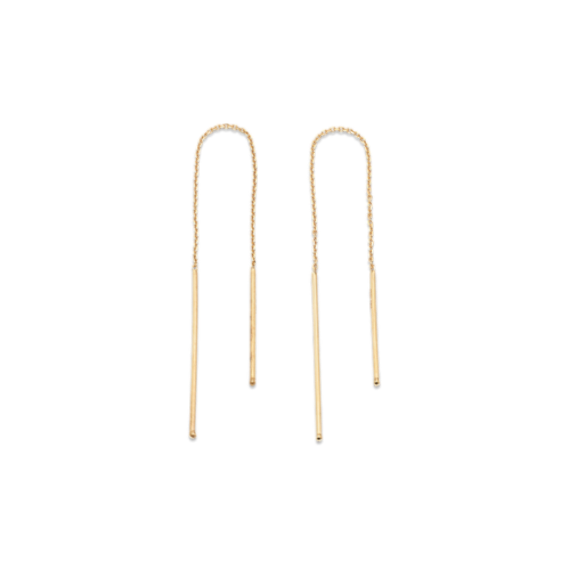 14k Yellow Gold Threader Earrings