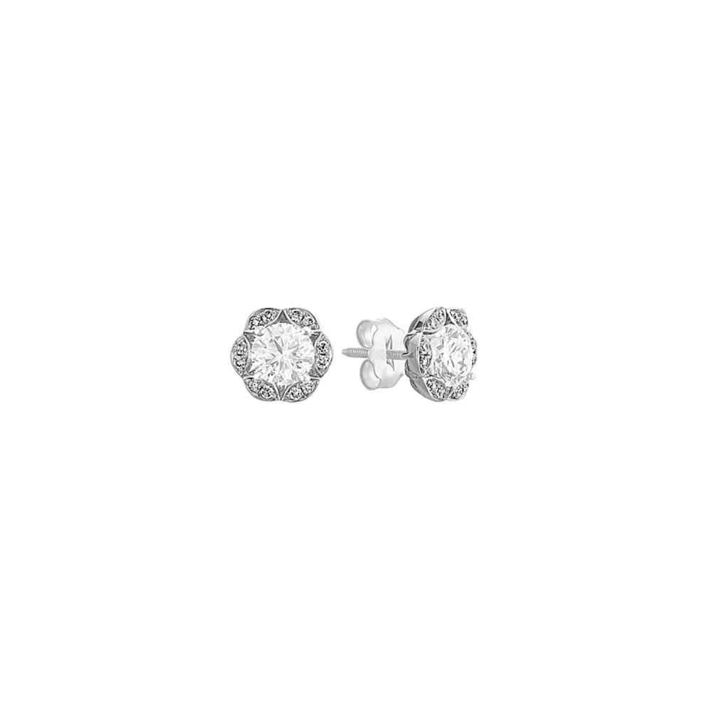 Vintage Diamond Earring Jackets with Pave Setting | Shane Co.
