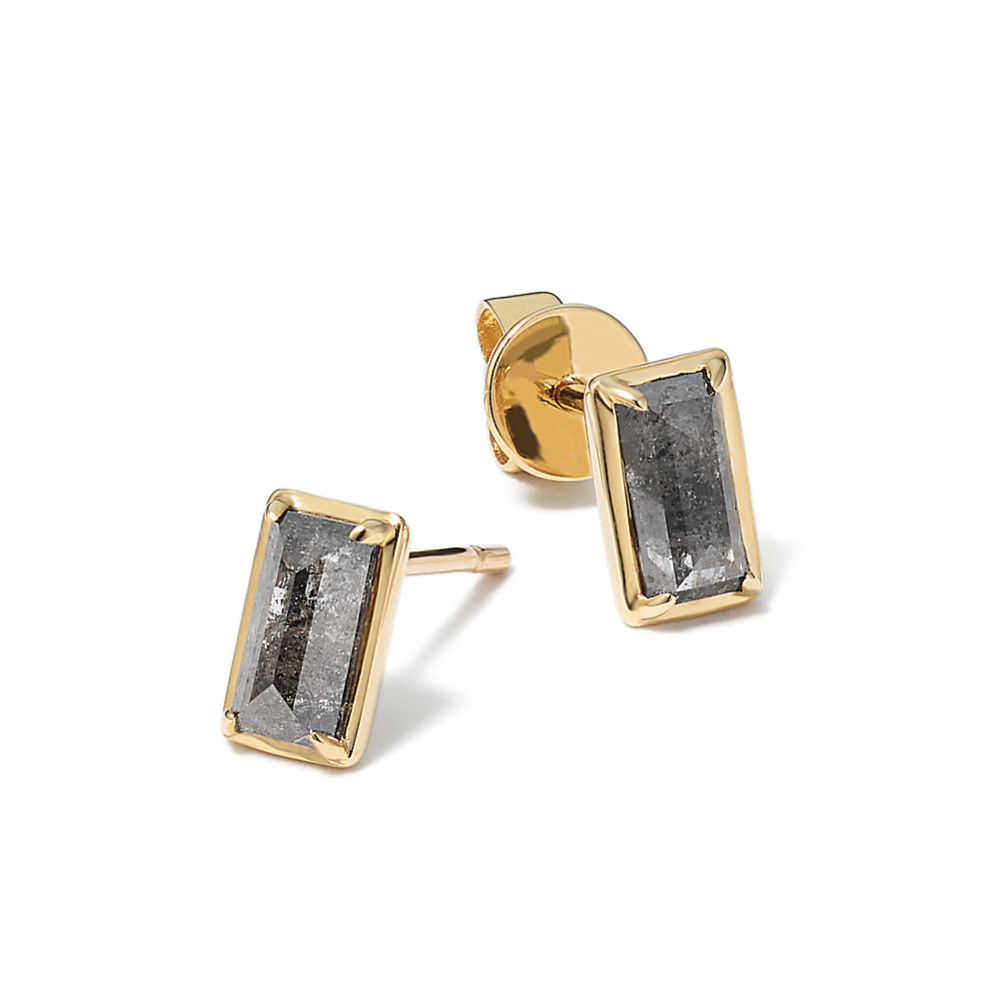 Baguette Pepper Diamond Earrings