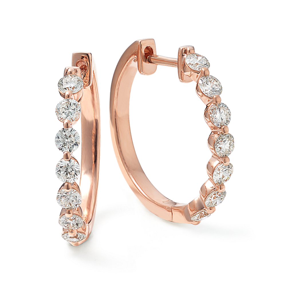 Terra 0.75 tcw Diamond Hoops