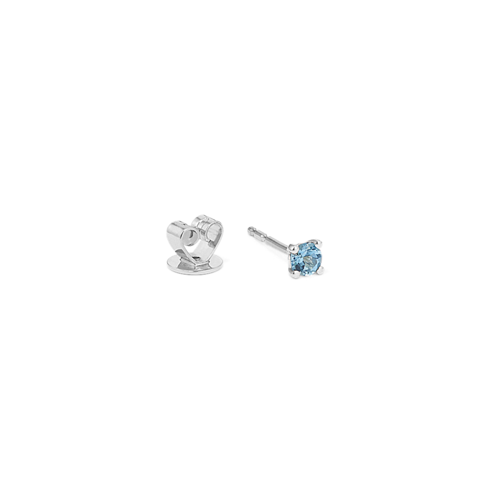 3mm Aquamarine Single Stud