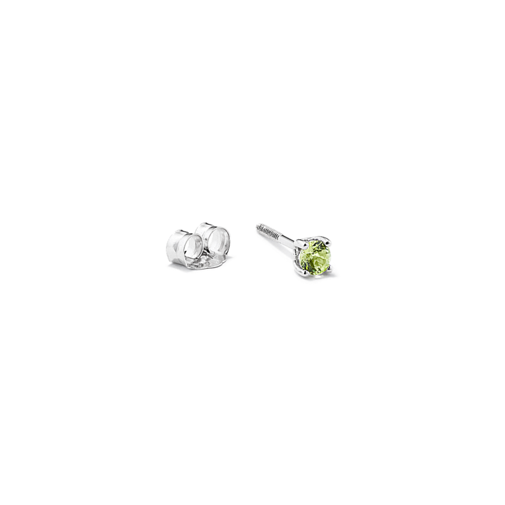3mm Peridot Single Stud
