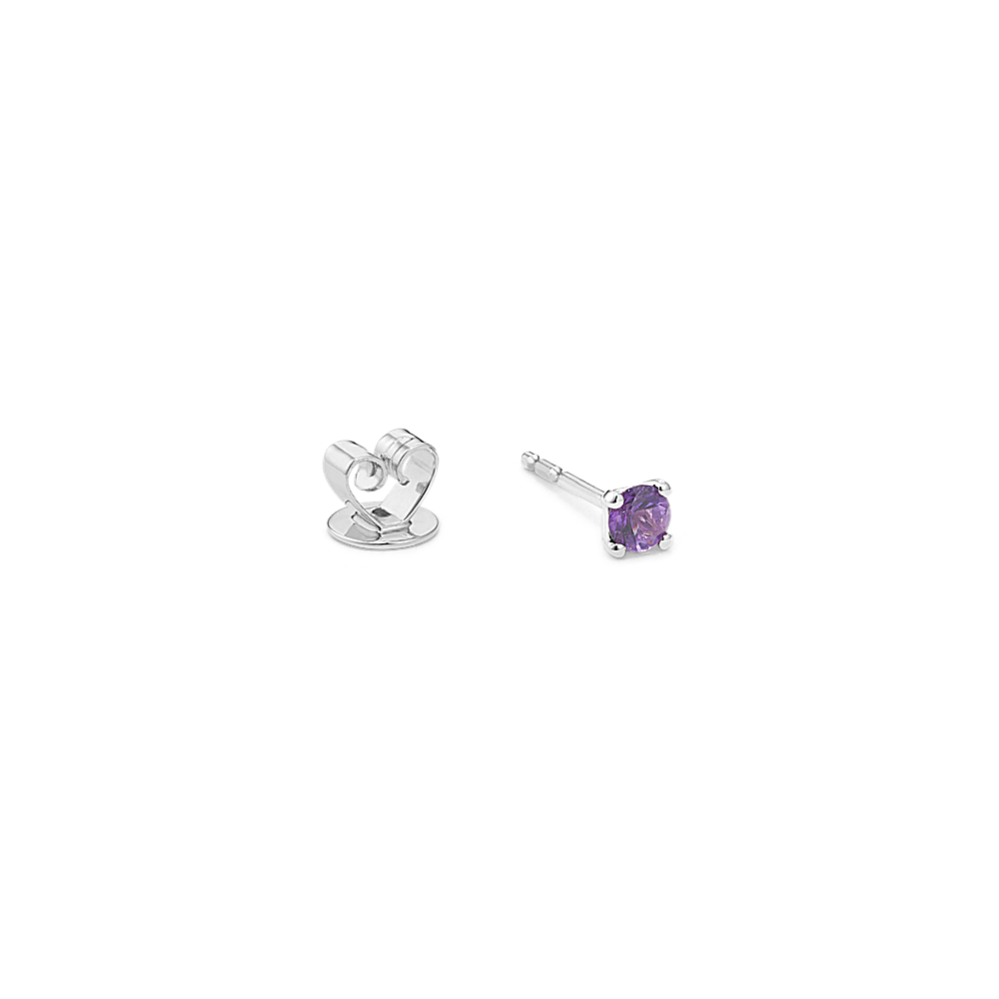 3mm Amethyst Single Stud