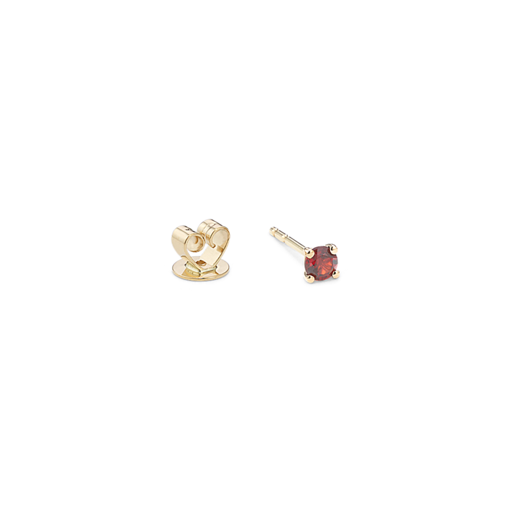 3mm Garnet Single Stud