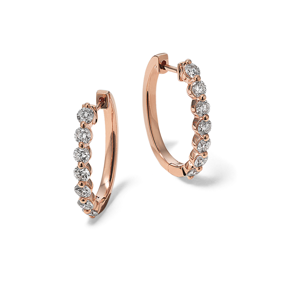 Terra 1.20 tcw Diamond Oval Hoops