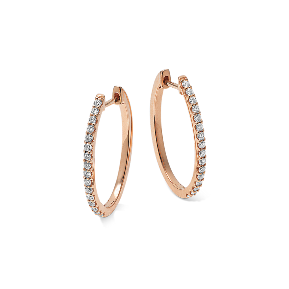 Elena 0.45 tcw Diamond Hoops