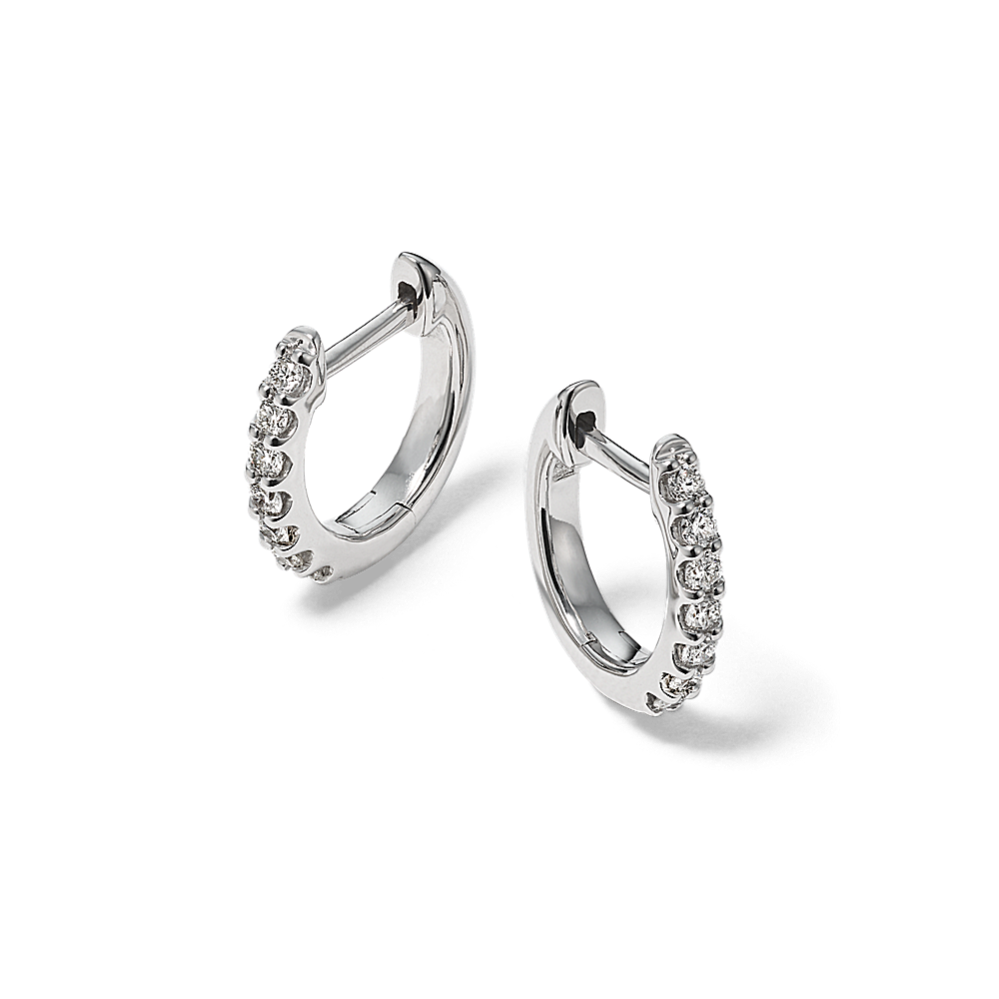 Elena 0.15 tcw Diamond Hoops