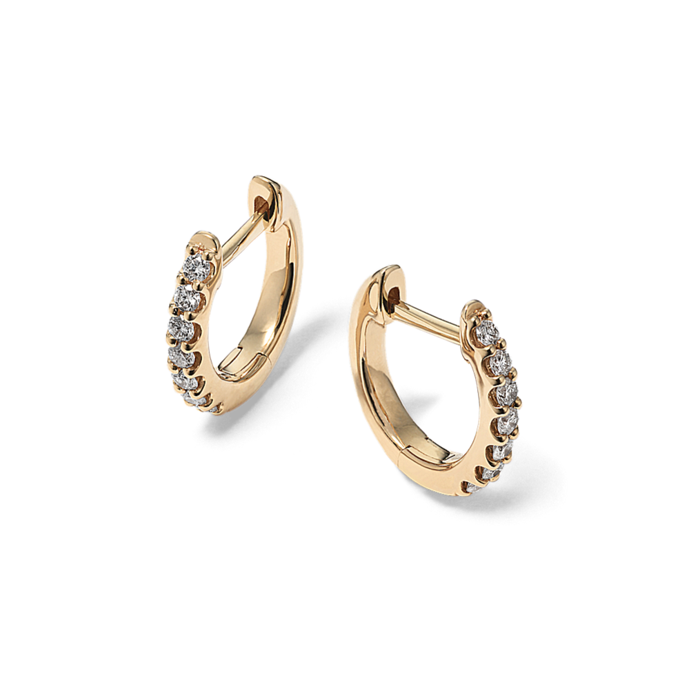 Elena 0.15 tcw Diamond Hoops