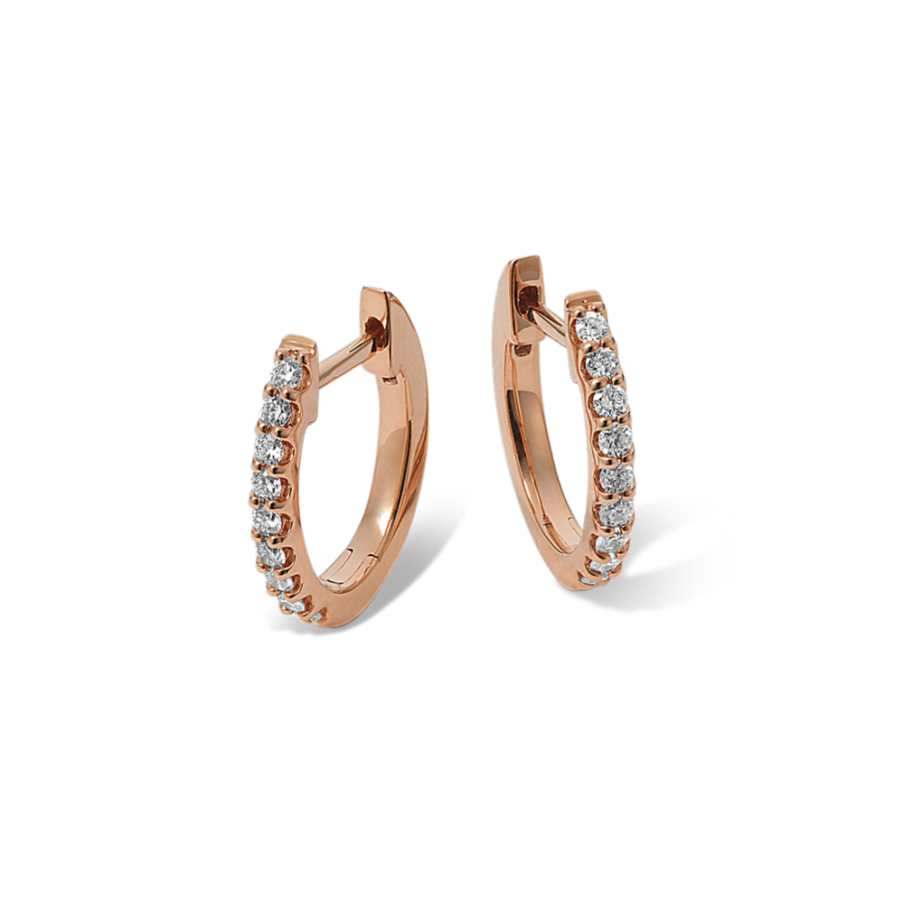 Elena 0.20 tcw Diamond Hoops