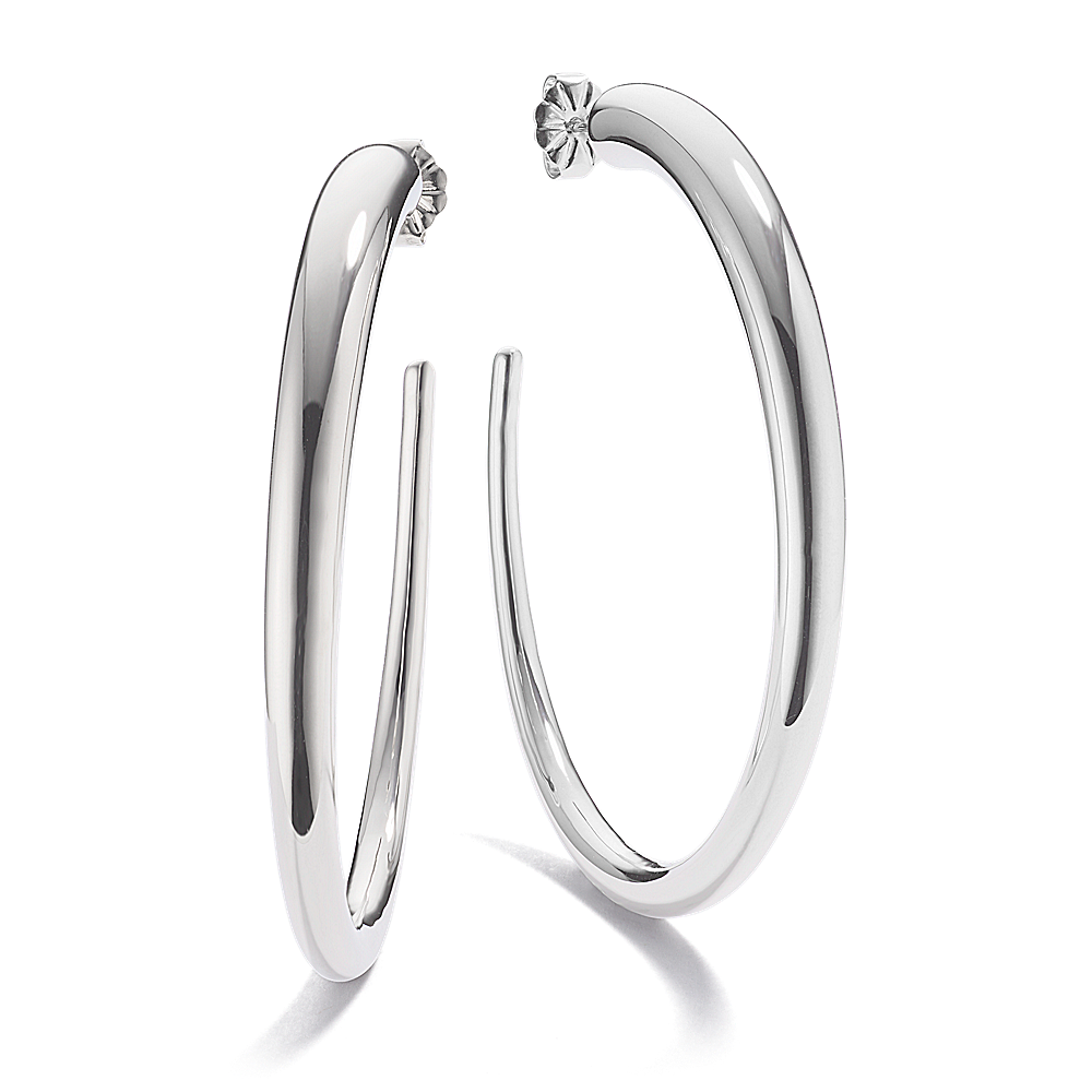 Stainless Steel Hoop Earrings  Dangle Earrings - A-z Earrings