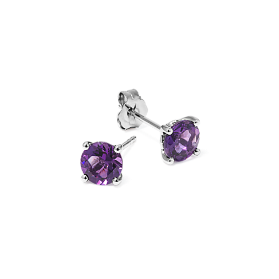 6mm Amethyst Studs
