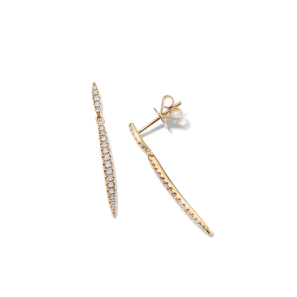 Quill Pave Earrings