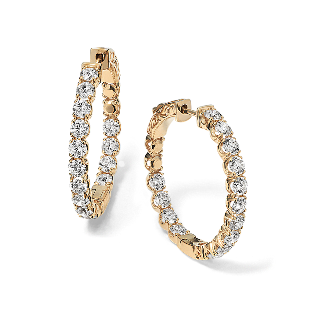 Patrice Inside-Out 4 tcw Diamond Hoops