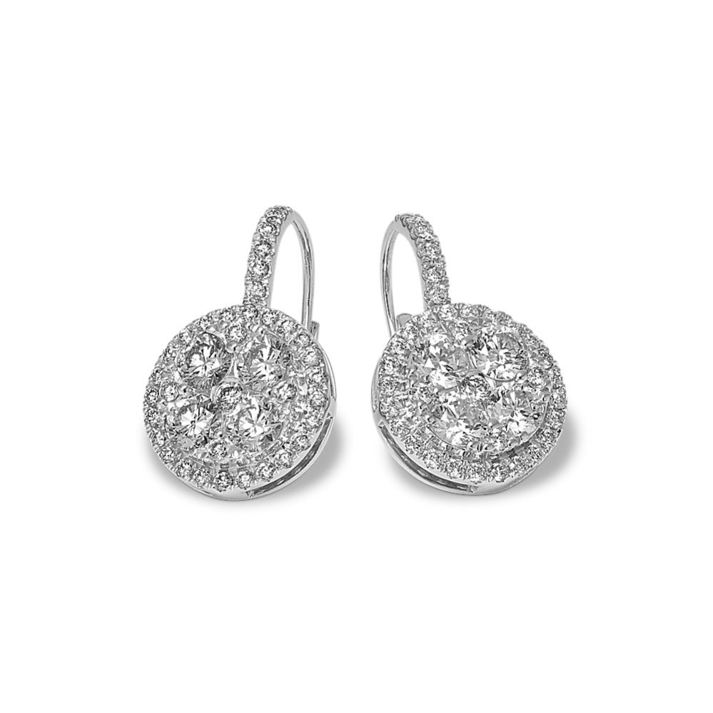 Ara Diamond Cluster Earrings
