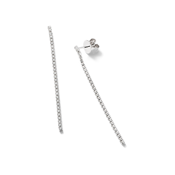 Waterfall Diamond Tennis Earrings