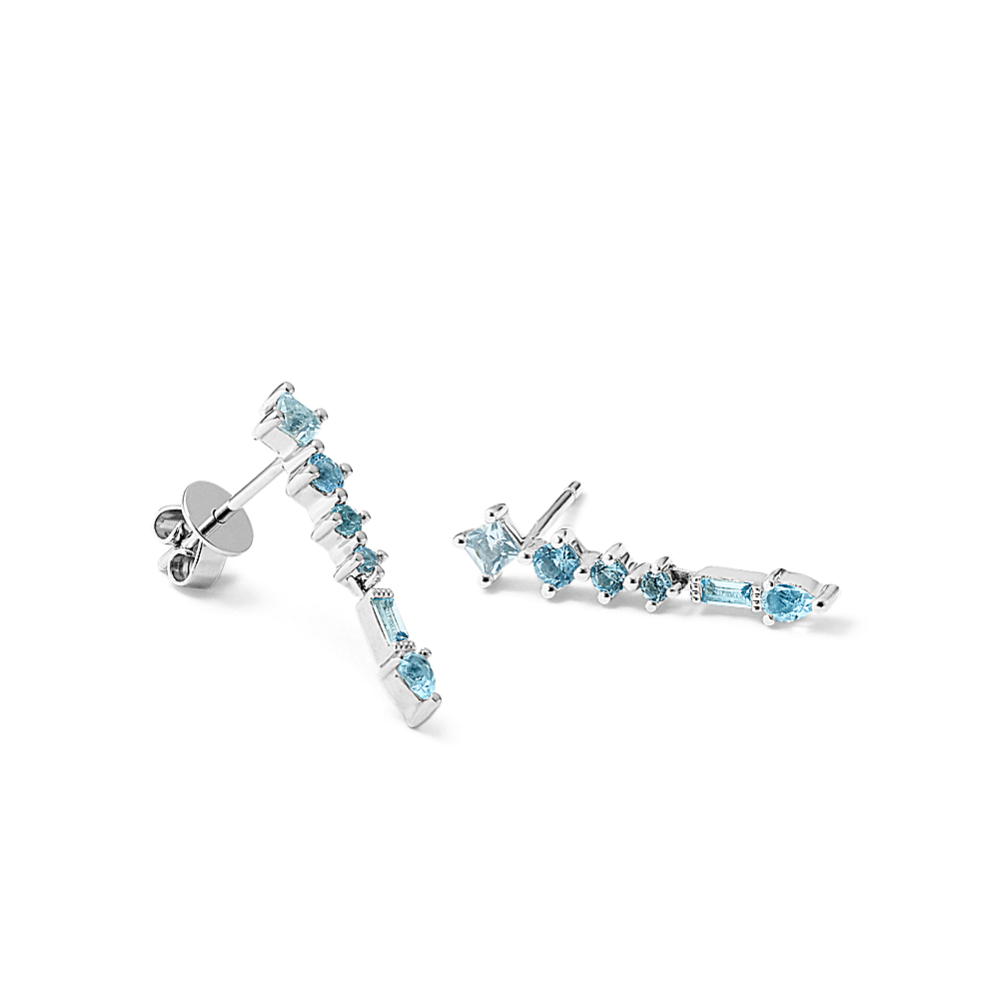 Mara Blue Topaz Earrings