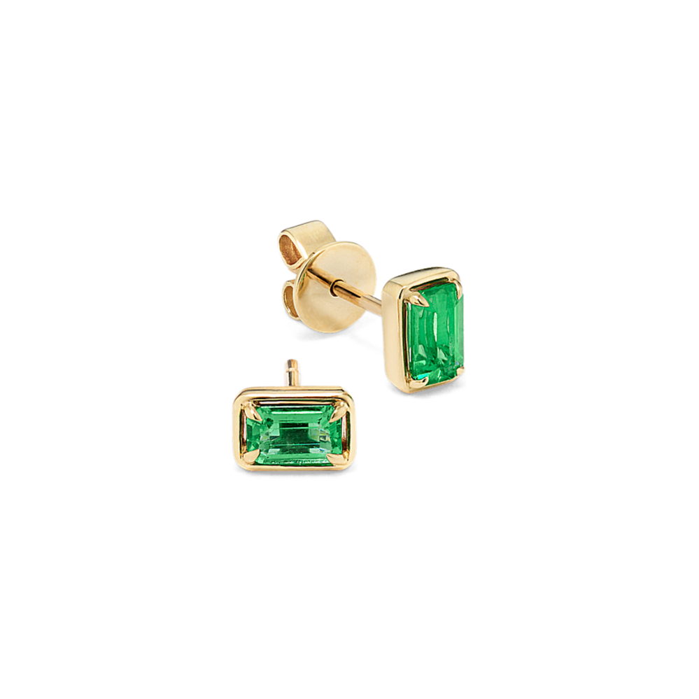 Zelena Emerald Studs
