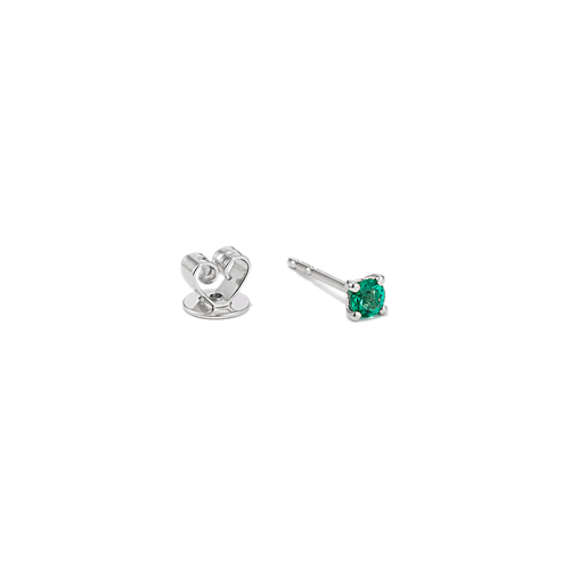 3mm Emerald Single Stud
