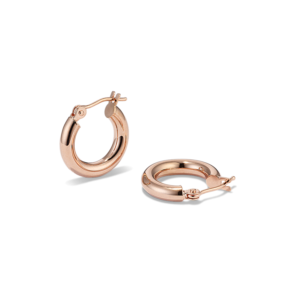Roxana 14K Rose Gold Hoops