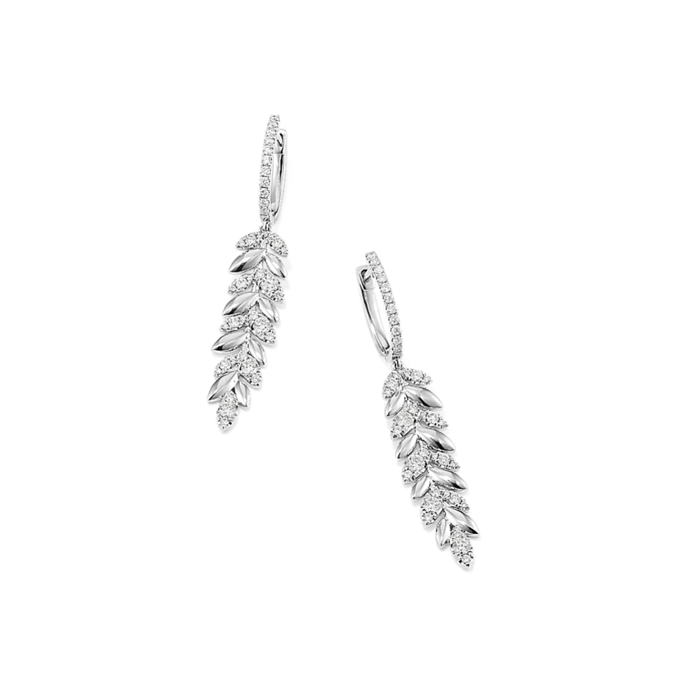 Laurel Diamond Drop Earrings