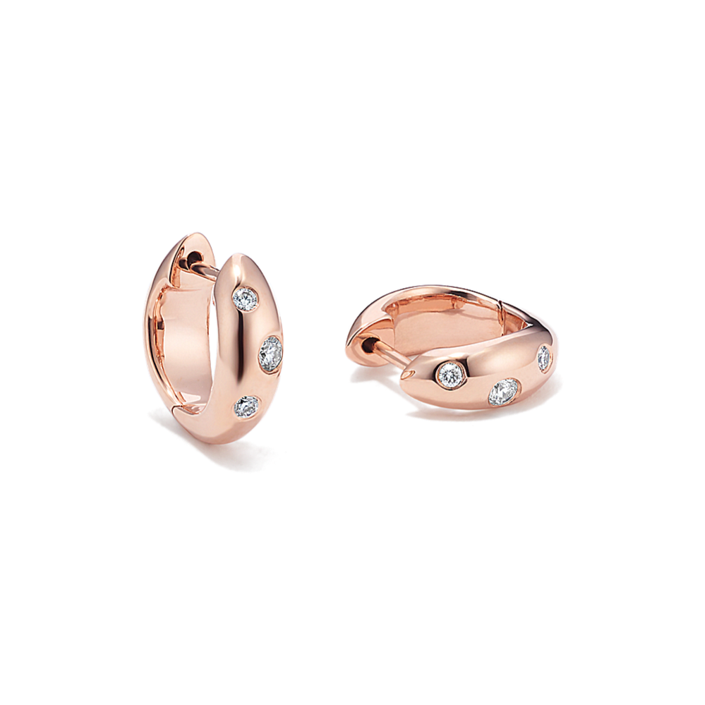 Flush-Set Diamond Hoops