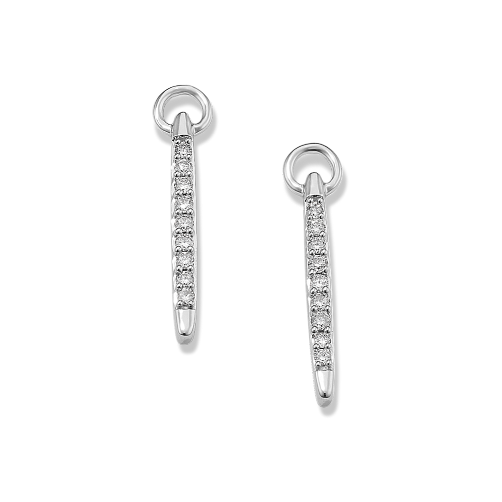 Diamond Bar Earring Charms