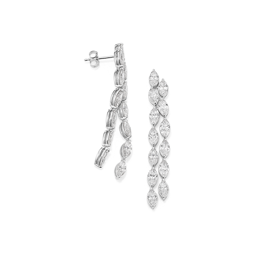 Marquise Lab-Grown Diamond Waterfall Earrings