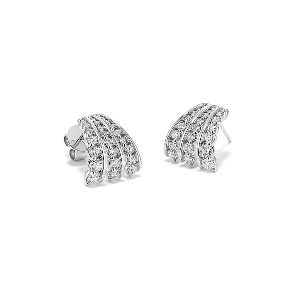 Lab-Grown Diamond Claw Earrings