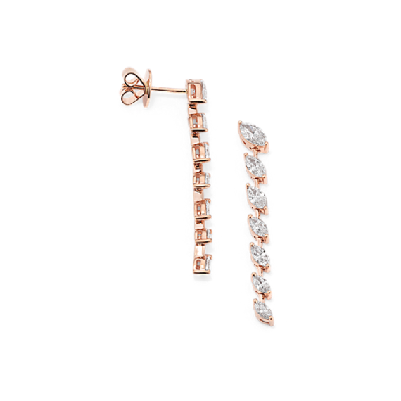 Marquise Lab-Grown Diamond Tennis Earrings