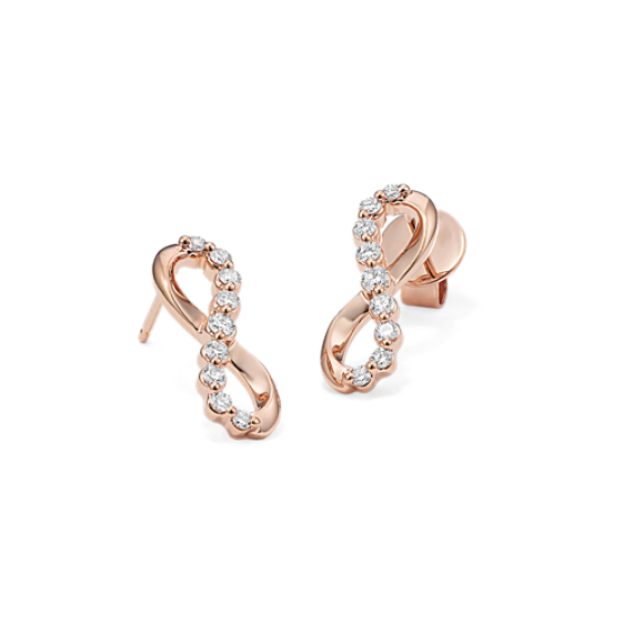 Lab-Grown Diamond Infinity Earrings