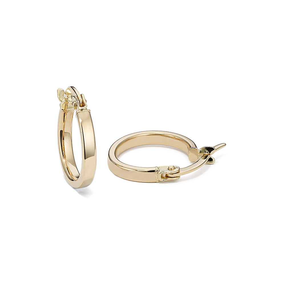 Liri 14K Yellow Gold Huggie Hoops
