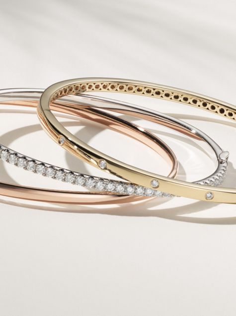 Mobile image of a collection of bracelets