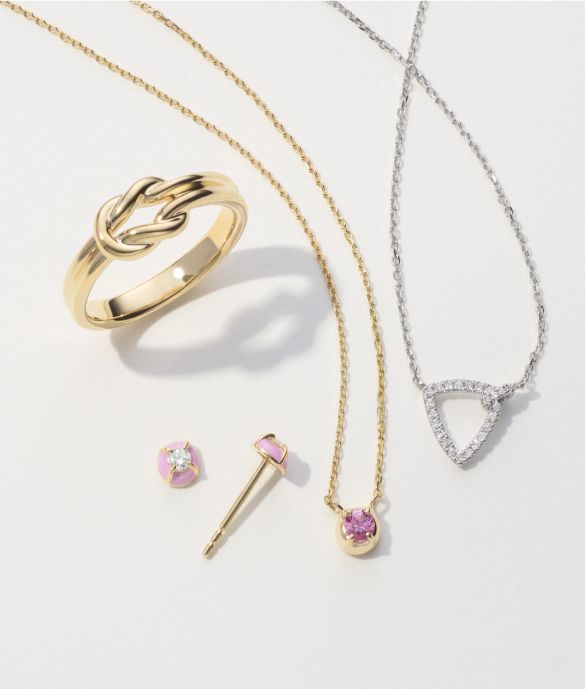 A collection of graduation gift jewelry