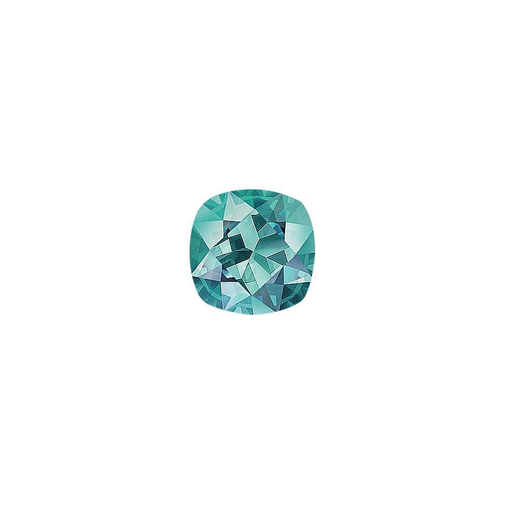 Cushion Cut Blue-Green Natural Sapphire