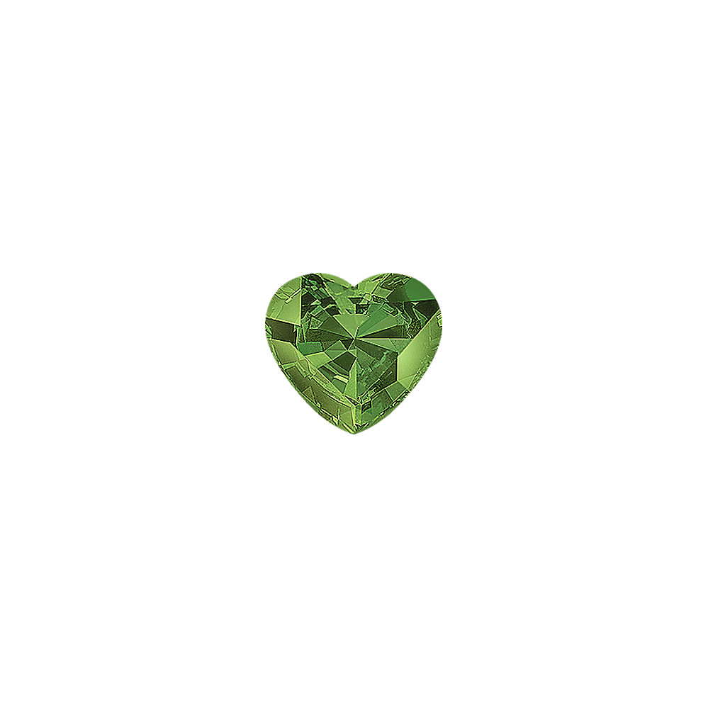 Heart Green Natural Sapphire
