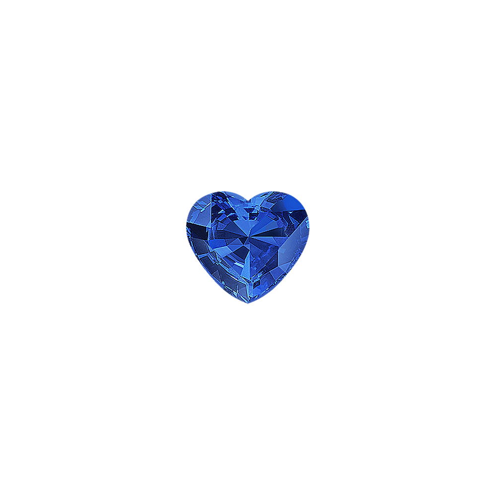 Heart Traditional Blue Natural Sapphire