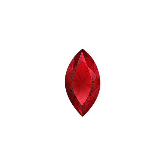 Marquise Natural Ruby