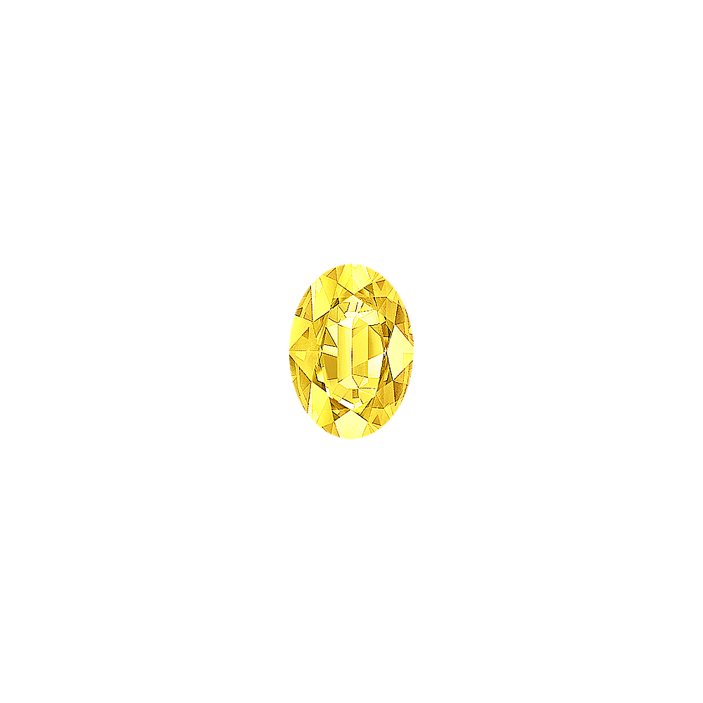 Oval Yellow Natural Sapphire