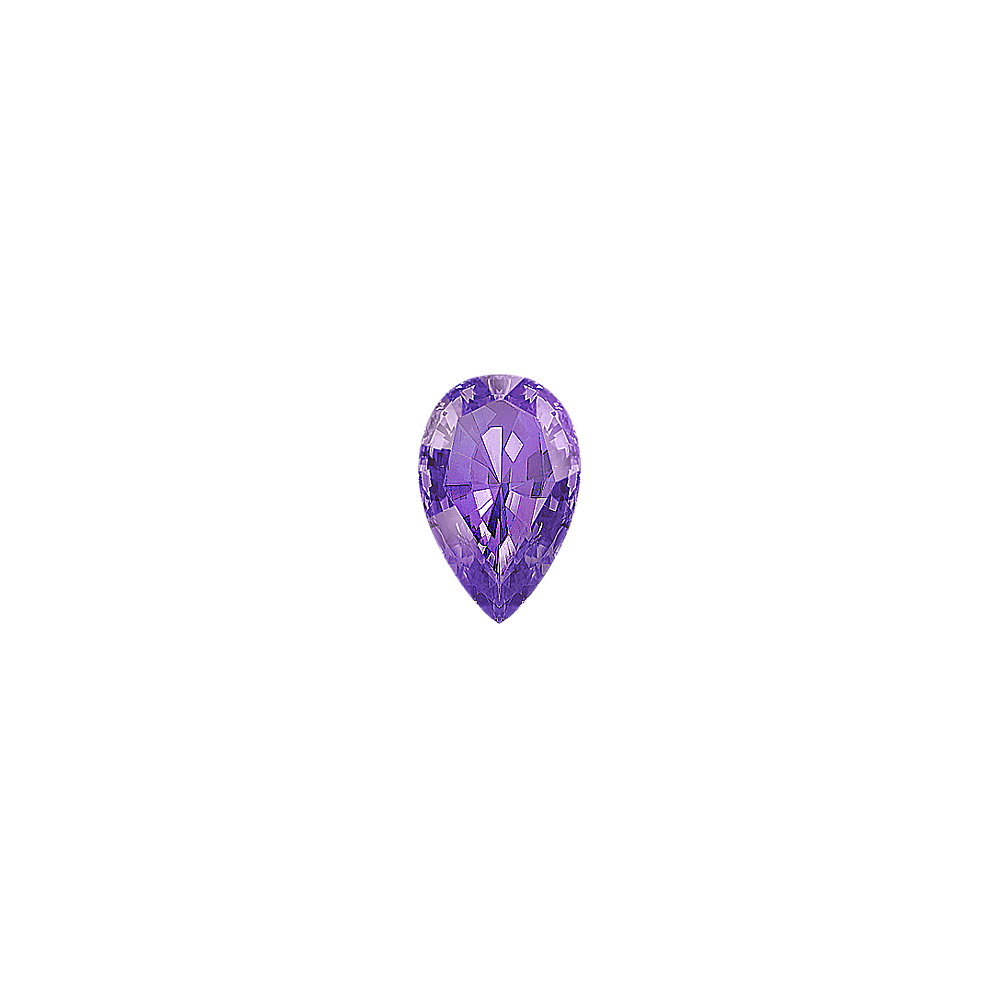 Pear Lavender Natural Sapphire