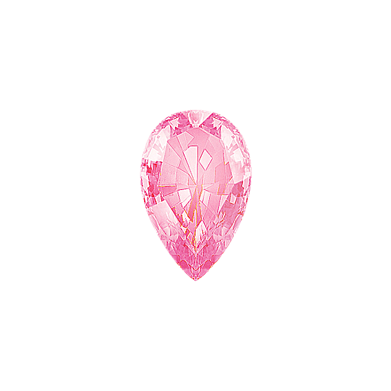 Pear Pink Natural Sapphire