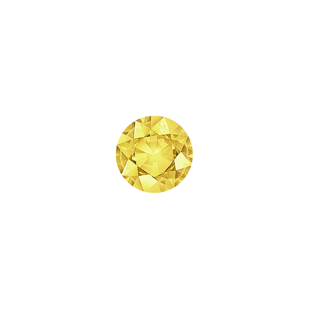 Yellow Round Lab-Grown Diamond
