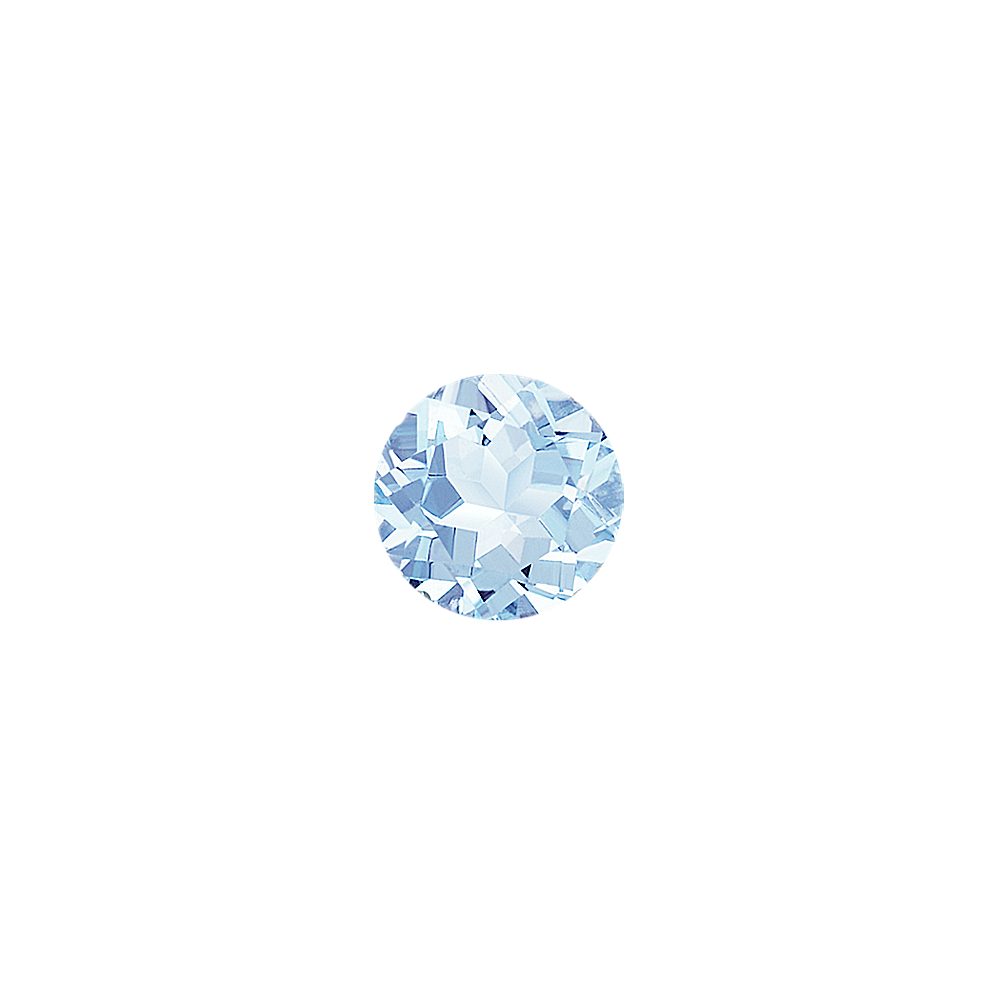Round Natural Aquamarine