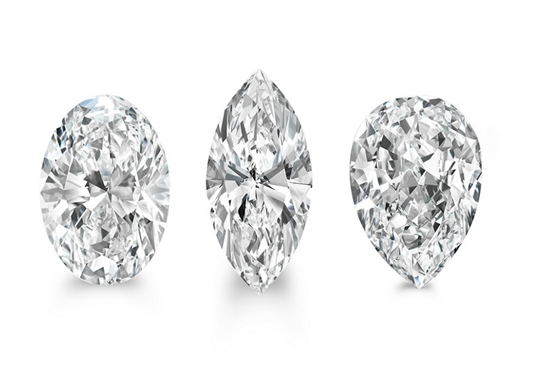 Oval, Marquise and Pear Shaped Diamonds
