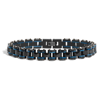 Men's 8.5" Stainless Steel Box Chain Bracelet – 7mm, High Polish, With Box 2 thumbnail image