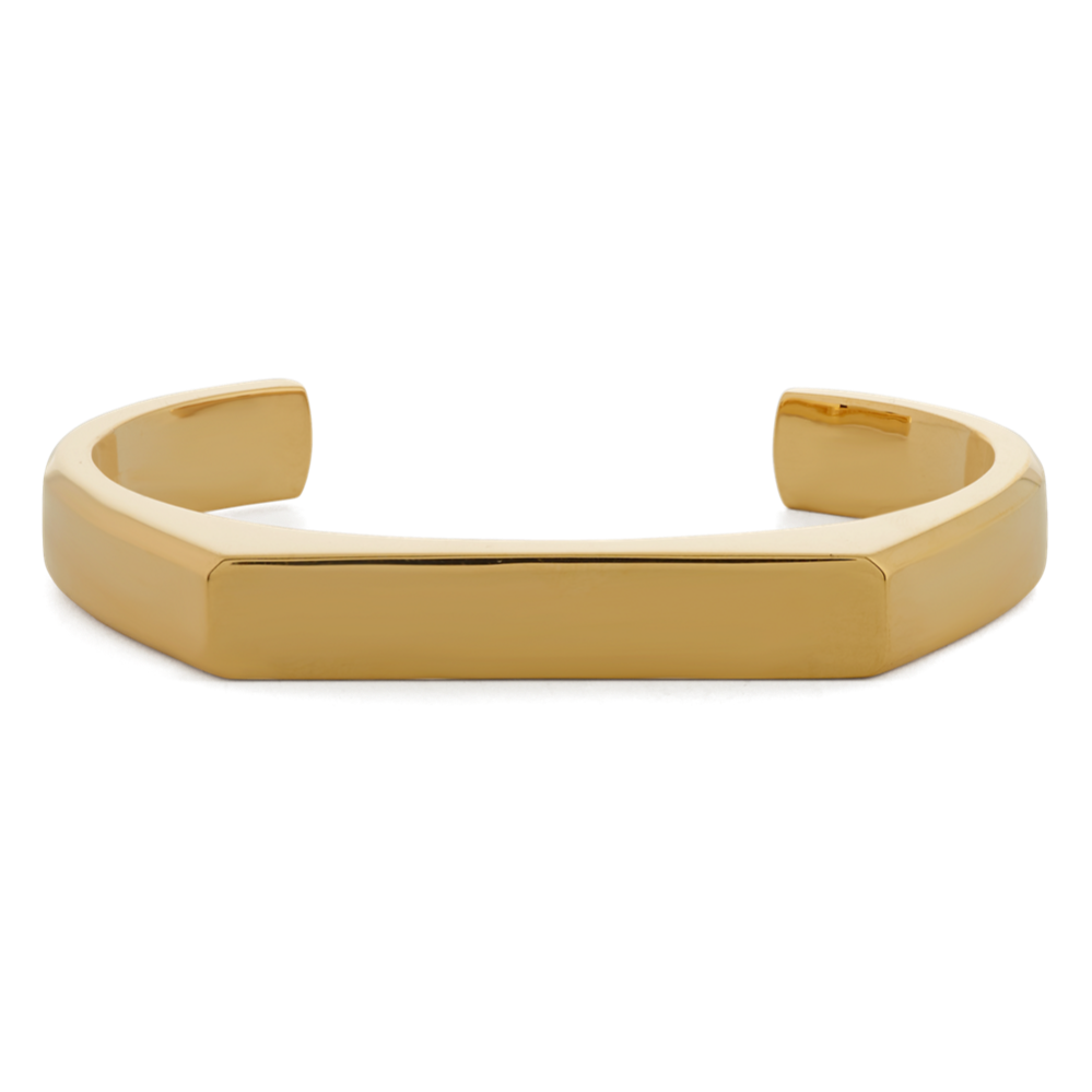 Mens Bracelet in Vermeil 14K Yellow Gold (9mm)