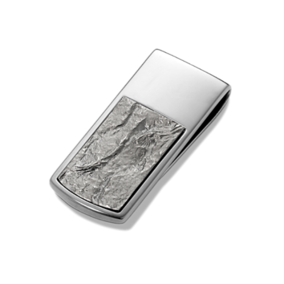 Rugged Sterling Silver Money Clip