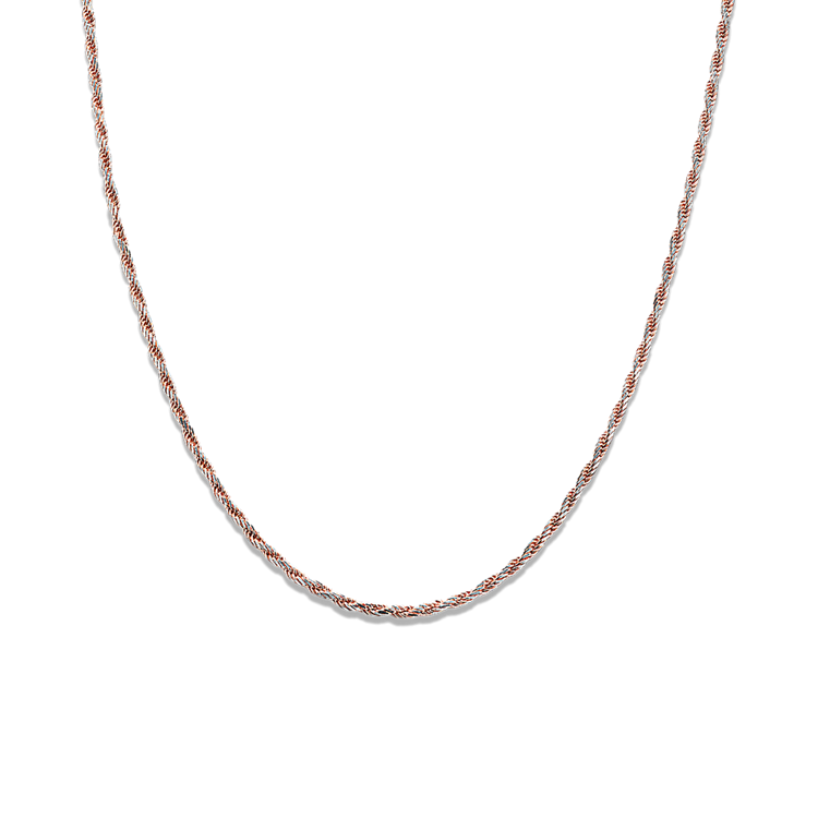 14k Rose Gold Rope Chain (20 in)
