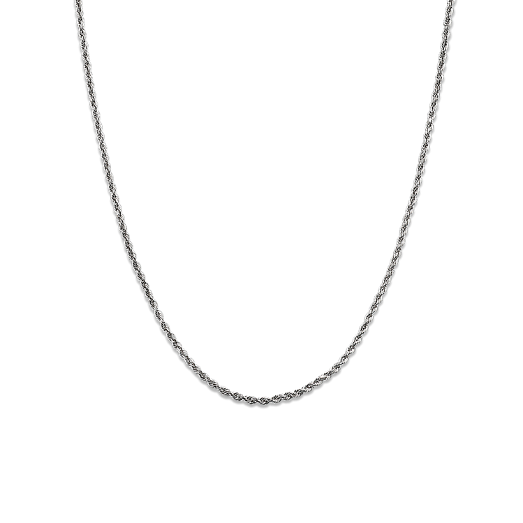 White gold clearance male necklace