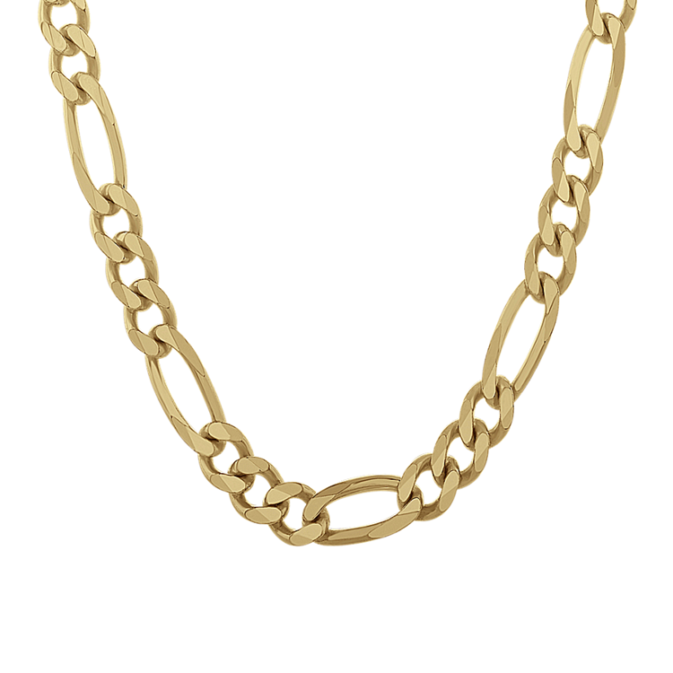 24 in 14K Yellow Gold Vermeil Curb Chain (6.4mm)
