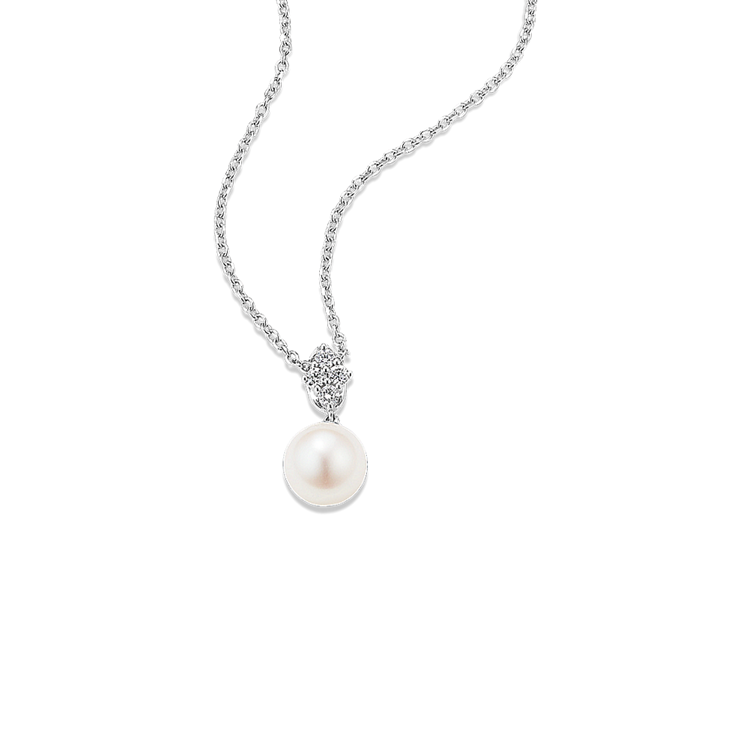ネックレス・ペンダント The One Pearl Necklace One Pearl Necklace, Single Pearl Pendant on Sterling Silver